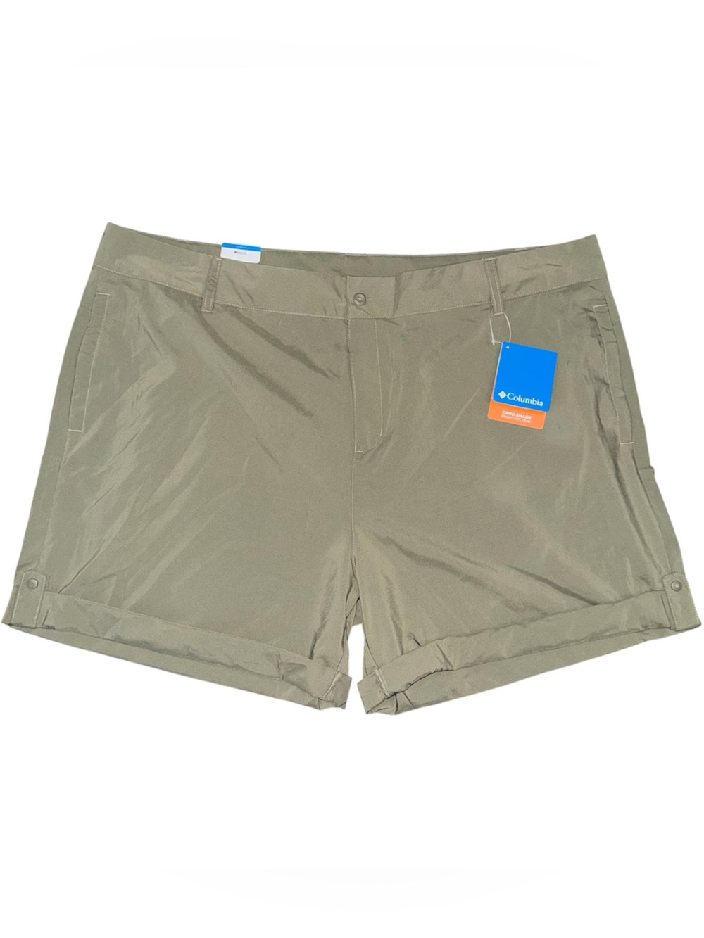 Columbia Silver Ridge Utility Shorts NWT Green Sz 22W 4" Hiking Outdoor Fishing